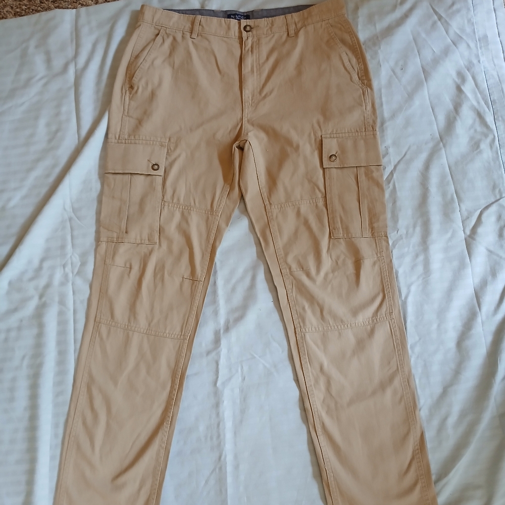 Nautica Tan Cargo Pants for Men
